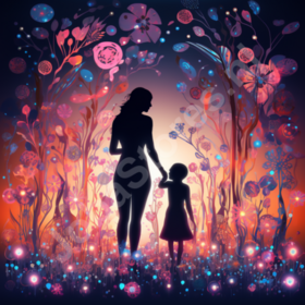 Diamond Painting Colorful Silhouettes 02