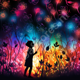 Diamond Painting Colorful Silhouettes 05