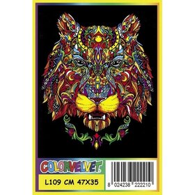 ColorVelvet Velvet coloring sheet large no. L109 without markers (47x35cm)