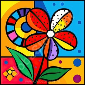 Diamond Painting Colorful Flowers 07