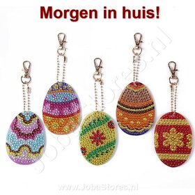 Diamond Painting Keychain Set Easter (5 pieces)