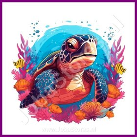 Diamond Painting Cute Turtle 01