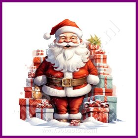 Diamond Painting Santa Claus with Presents 01