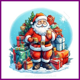 Diamond Painting Santa Claus with Presents 03