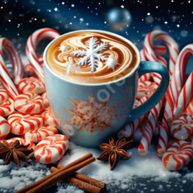 Diamond Painting Christmas Coffee 04