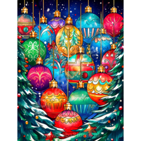 Diamond Painting Colorful Christmas 03