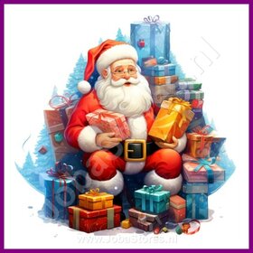 Diamond Painting Santa Claus with Presents 11