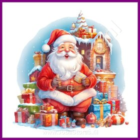 Diamond Painting Santa Claus with Presents 12