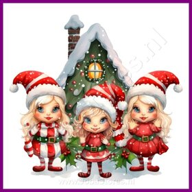 Diamond Painting Christmas Elves 09