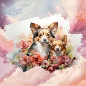Diamond Painting Watercolor Dog - Chihuahua 01