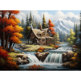Diamond Painting Landscape - Stream 03