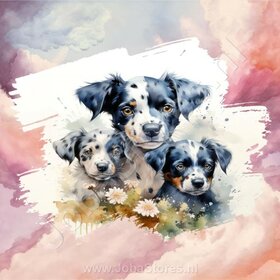 Diamond Painting Watercolor Dog - Dalmatian 03