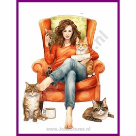 Diamond Painting Crazy Cat Lady 11
