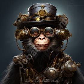 Diamond Painting Steampunk monkey 02