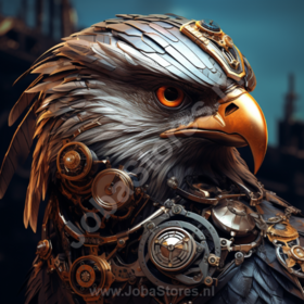 Diamond Painting Steampunk Eagle 01