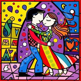 Diamond Painting Colorful People 02