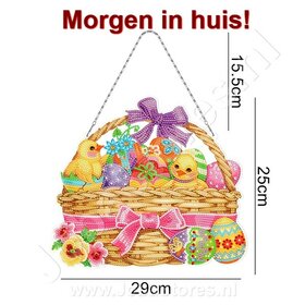 Diamond Painting Hanging Easter ornament with lighting 6 (30cm)