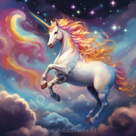 Diamond Painting Unicorn in the Clouds 06