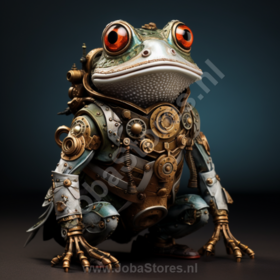 Diamond Painting Steampunk Frog 02