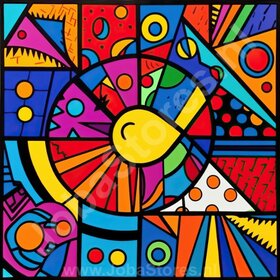 Painting Colorful Abstract 11