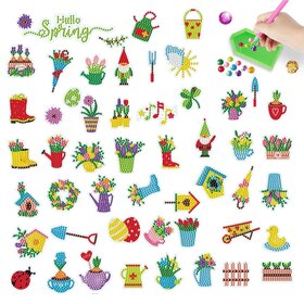 Diamond Painting Sticker Set Spring (52 pieces)