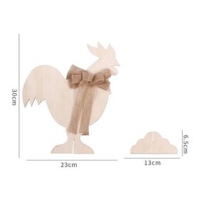 Wooden Easter Chicken to color/paint yourself. Large 30cm