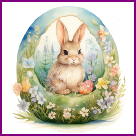 Diamond Painting Easter Bunny in egg 02
