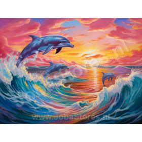 Diamond Painting Dolphins 05