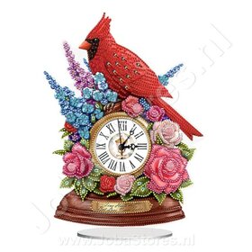 Diamond Painting Clock Bird
