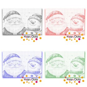 HappyDots DOT Painting Kerstman met sneeuwpop - Stippelschilderij