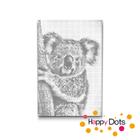 HappyDots DOT Painting Wildlife - Koala - Stippelschilderij