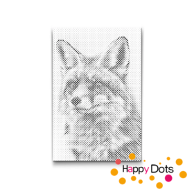 HappyDots DOT Painting Wildlife - Vos - Stippelschilderij