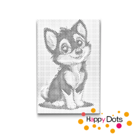 HappyDots DOT Painting Honden 04 - Stippelschilderij