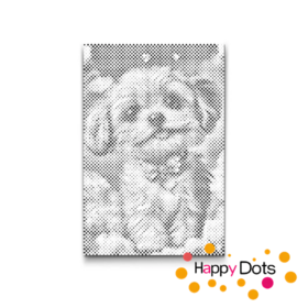 HappyDots DOT Painting Honden 06 - Stippelschilderij