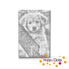 HappyDots DOT Painting Honden 11 - Stippelschilderij