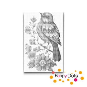 HappyDots DOT Painting Vogels 06 - 20x30cm