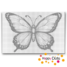 HappyDots DOT Painting Vlinders 01 - 20x30cm