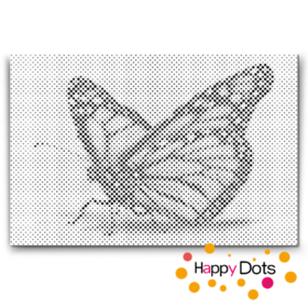 HappyDots DOT Painting Vlinders 04 - 20x30cm