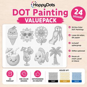 HappyDots DOT Painting Value Pack Summer (24 pieces)