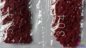 Nummer 304 vierkante steentjes (klein)