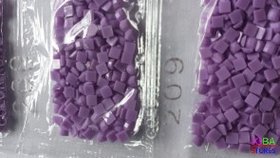 Number 209 Square Diamond Painting Rhinestones