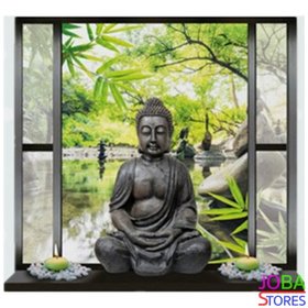 Diamond Painting Buddha in raam 40x40cm