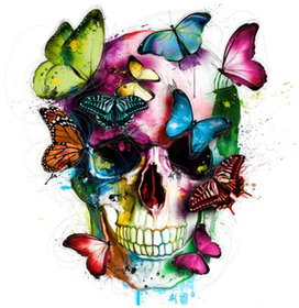 Diamond Painting Skull 30x30cm