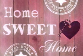 Diamond Painting Home Sweet Home 05 30x40cm