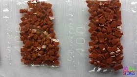 Nummer 400 vierkante steentjes (klein)