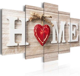 Diamond Painting Home Rood 100x50cm