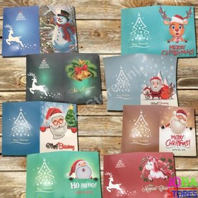 Diamond Painting Kerstkaarten set 01 (8 stuks)