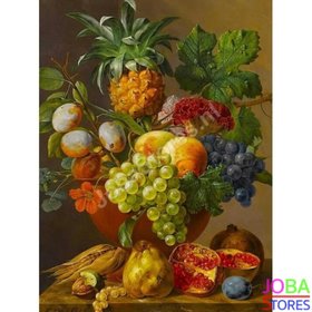 Schilderen op nummer Fruitschaal 40x50cm
