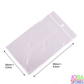 Gripzakjes - 55x65mm - 50micron (100 stuks)