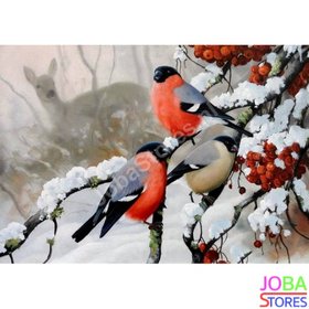 Diamond Painting Bullfinches 30x40cm